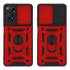Θήκη Ring Armor CamPro Sonique για Xiaomi Redmi Note 11 Pro 4G/5G / Redmi Note 12 Pro 4G Κόκκινο