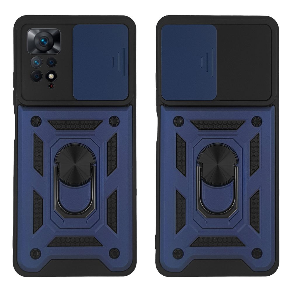 Θήκη Ring Armor CamPro Sonique για Xiaomi Redmi Note 11 Pro 4G/5G / Redmi Note 12 Pro 4G Μπλέ