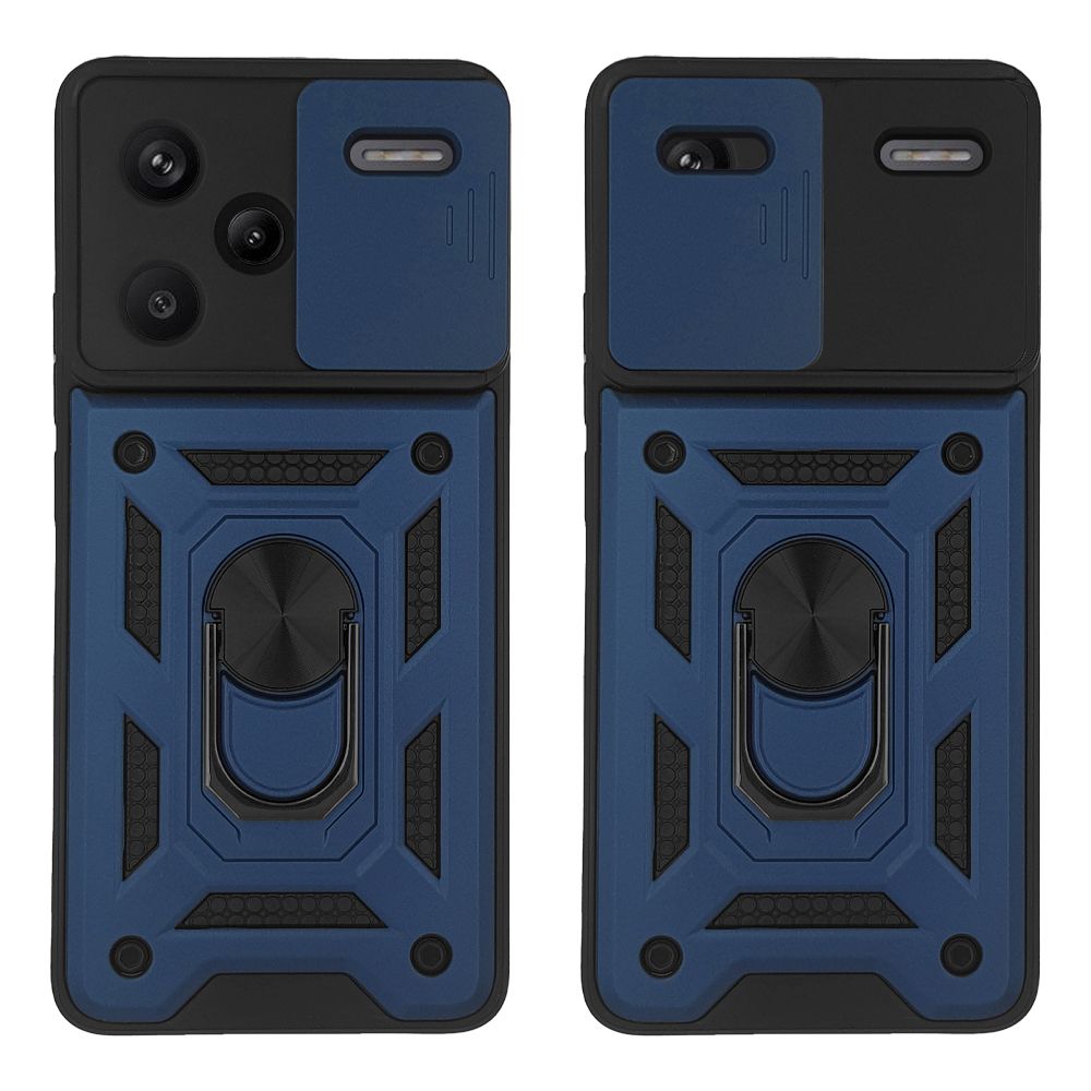 Θήκη Ring Armor CamPro Sonique για Xiaomi Redmi Note 13 Pro Plus 5G Μπλέ