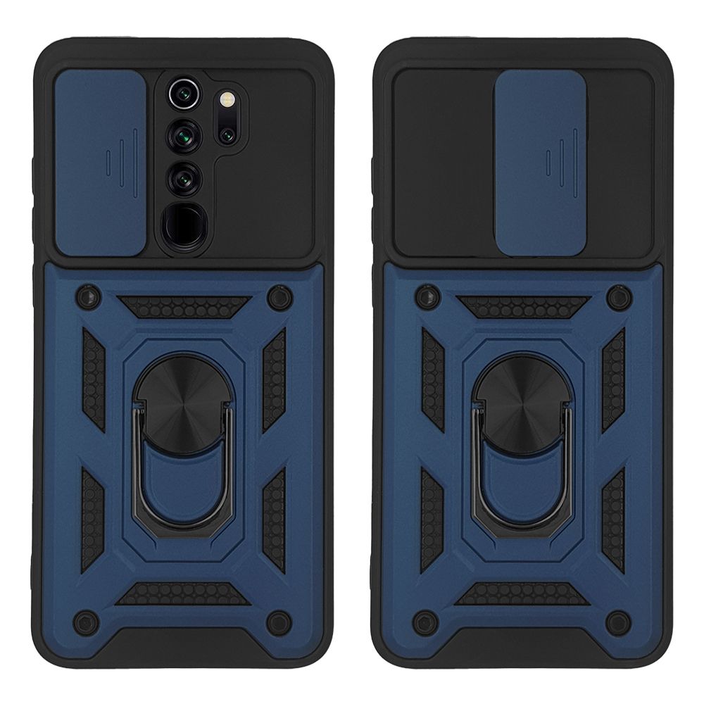 Θήκη Ring Armor CamPro Sonique για Xiaomi Redmi Note 8 Pro Μπλέ