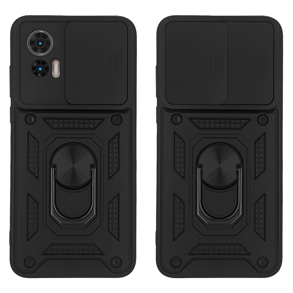 Θήκη Ring Armor CamPro Sonique για Motorola Edge 30 Neo 5G Μαύρο