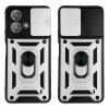 Θήκη Ring Armor CamPro Sonique για Motorola Edge 40 Neo 5G Ασημί