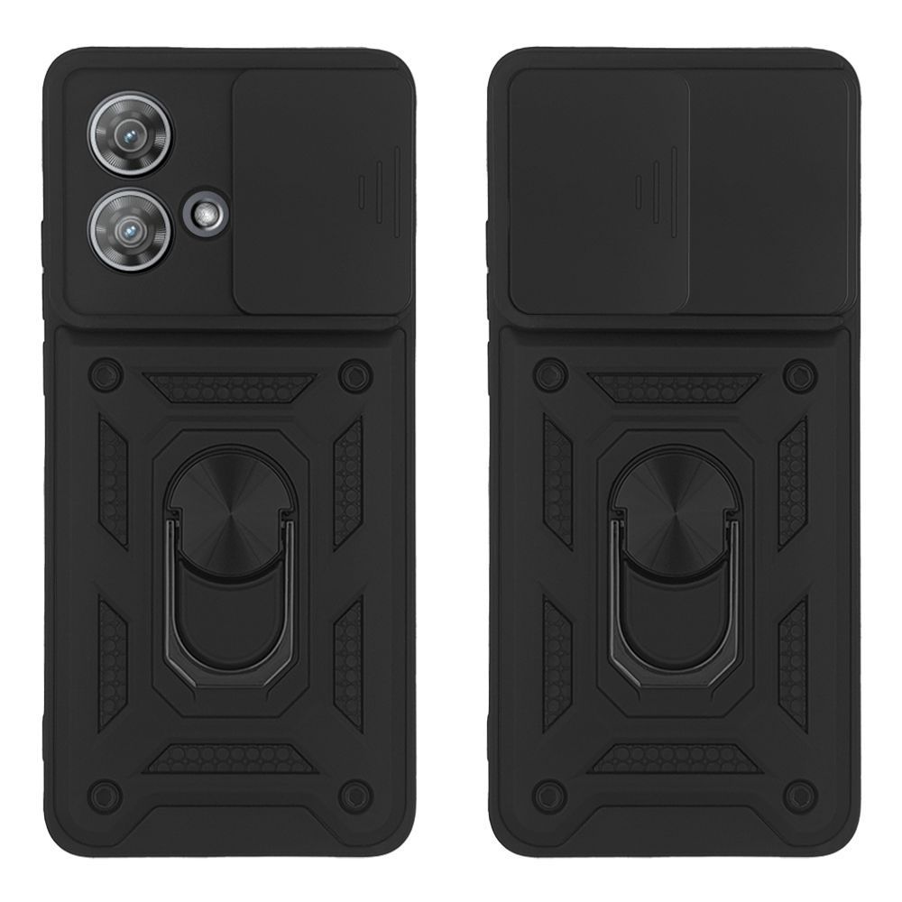 Θήκη Ring Armor CamPro Sonique για Motorola Edge 40 Neo 5G Μαύρο