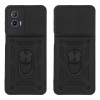Θήκη Ring Armor CamPro Sonique για Motorola Moto G73 5G Μαύρο