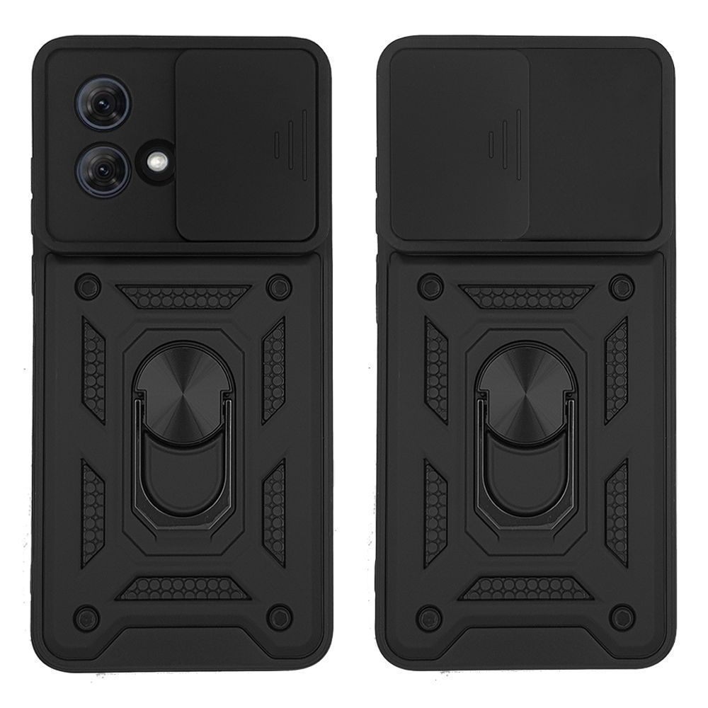 Θήκη Ring Armor CamPro Sonique για Motorola Moto G84 5G Μαύρο
