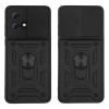 Θήκη Ring Armor CamPro Sonique για Motorola Moto G84 5G Μαύρο