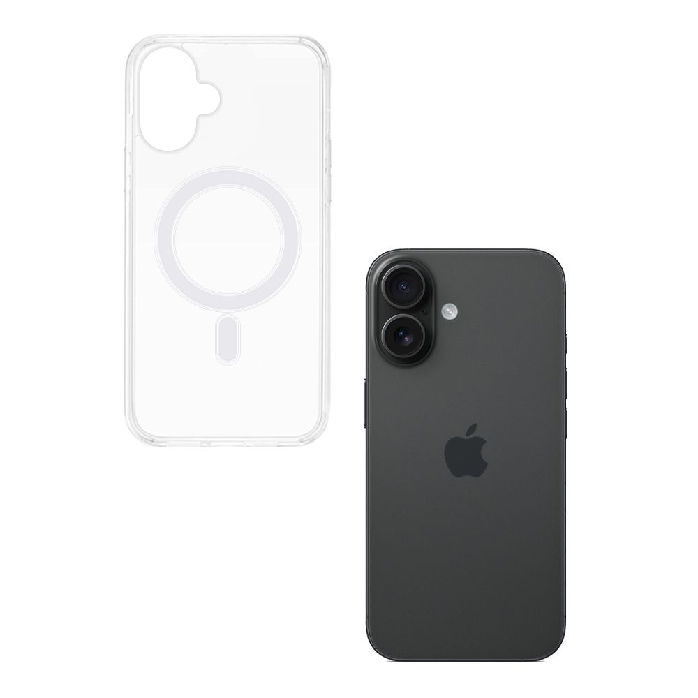Θήκη Magnetic MagCase Sonique Apple iPhone 16 Plus Διάφανο