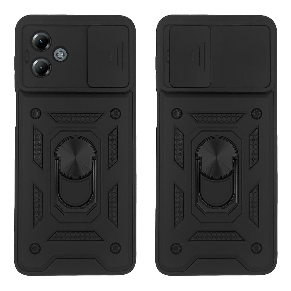 Θήκη Ring Armor CamPro Sonique για Motorola Moto G14 4G Μαύρο
