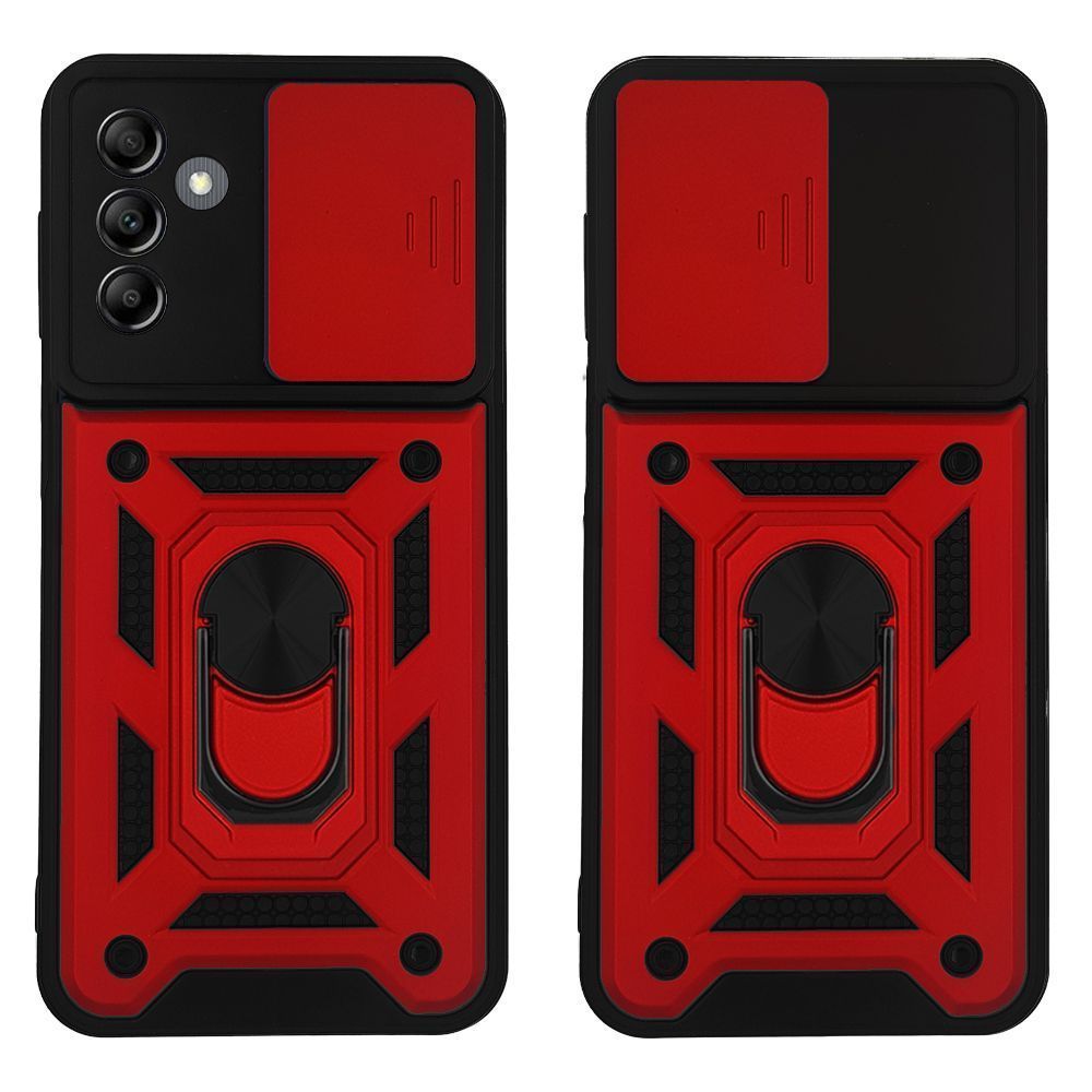 Θήκη Ring Armor CamPro Sonique για Samsung Galaxy A14 4G / Galaxy A14 5G Κόκκινο