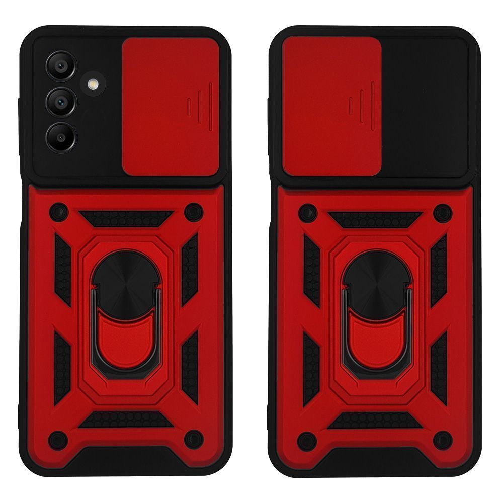 Θήκη Ring Armor CamPro Sonique για Samsung Galaxy A15 4G / Galaxy A15 5G Κόκκινο