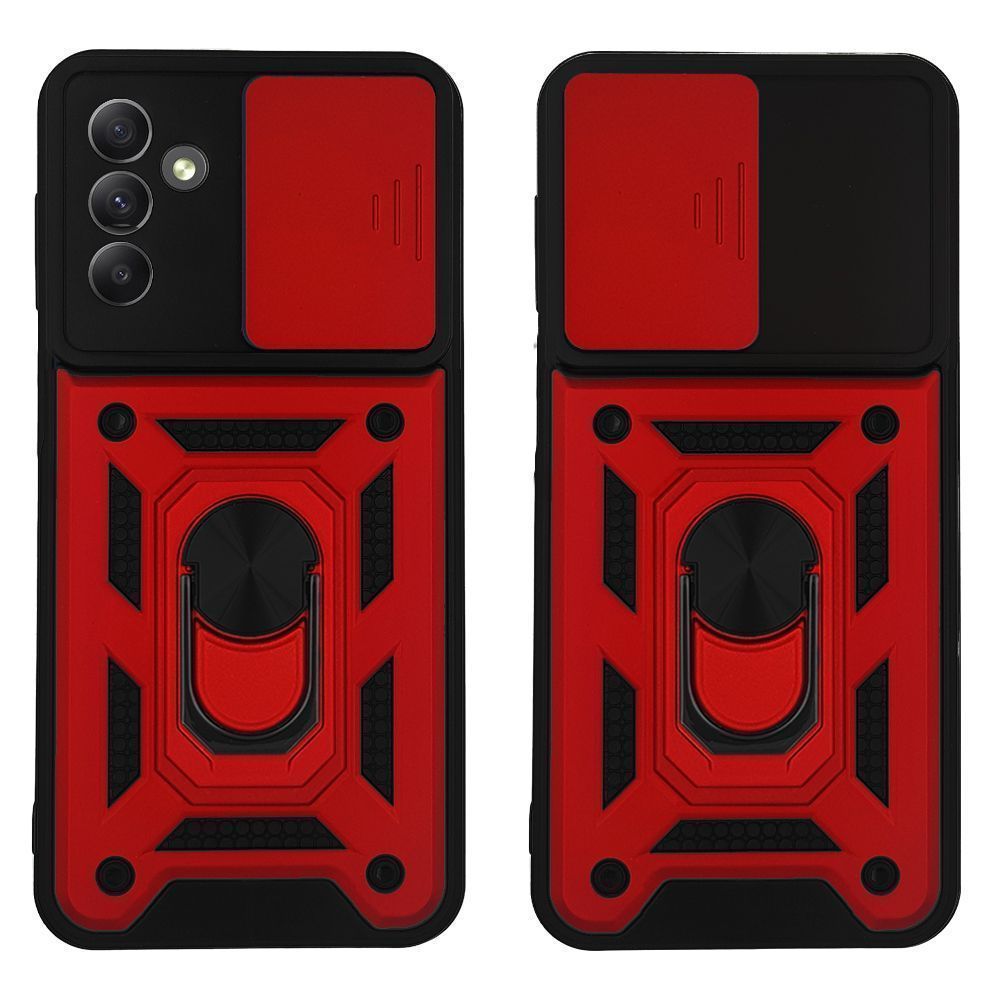 Θήκη Ring Armor CamPro Sonique για Samsung Galaxy A34 5G Κόκκινο