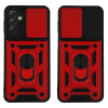 Θήκη Ring Armor CamPro Sonique για Samsung Galaxy A34 5G Κόκκινο