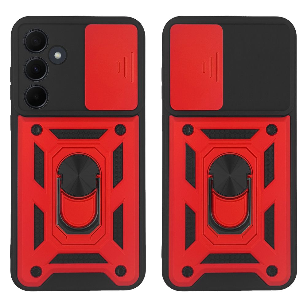 Θήκη Ring Armor CamPro Sonique για Samsung Galaxy A35 5G Κόκκινο