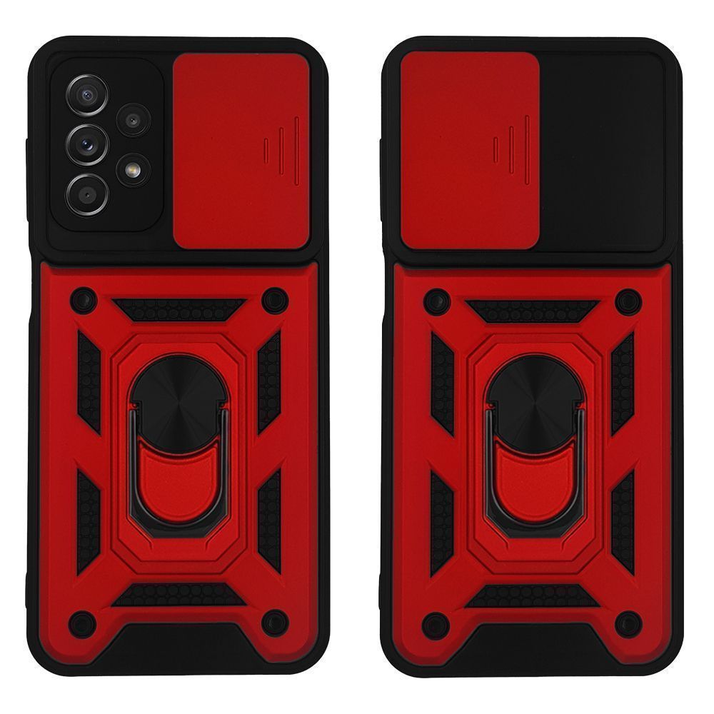 Θήκη Ring Armor CamPro Sonique για Samsung Galaxy A52 4G/5G / Galaxy A52s 5G Κόκκινο