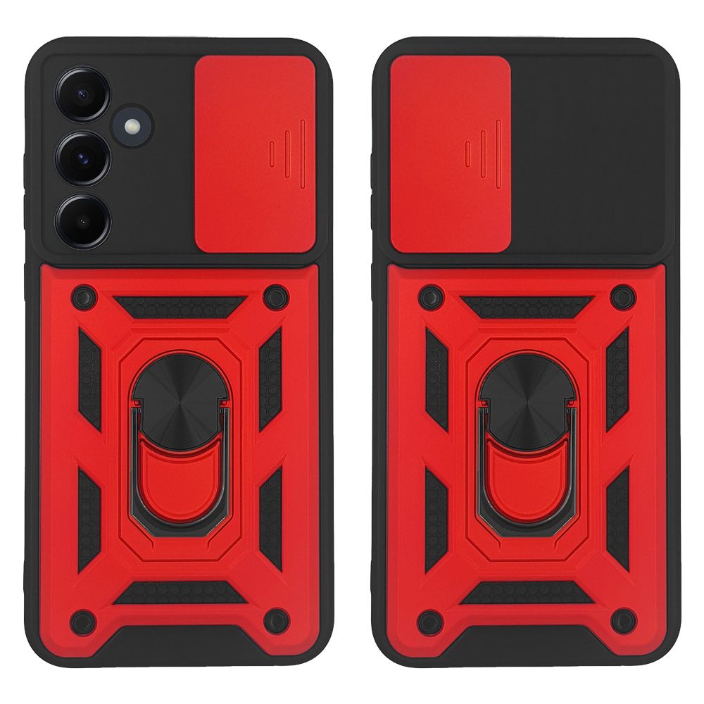 Θήκη Ring Armor CamPro Sonique για Samsung Galaxy A55 5G Κόκκινο
