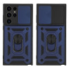 Θήκη Ring Armor CamPro Sonique για Samsung Galaxy S23 Ultra Μπλέ