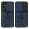 Θήκη Ring Armor CamPro Sonique για Samsung Galaxy S24 Μπλέ