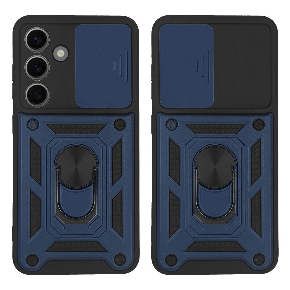Θήκη Ring Armor CamPro Sonique για Samsung Galaxy S24 Plus Μπλέ