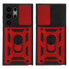 Θήκη Ring Armor CamPro Sonique για Samsung Galaxy S24 Ultra Κόκκινο