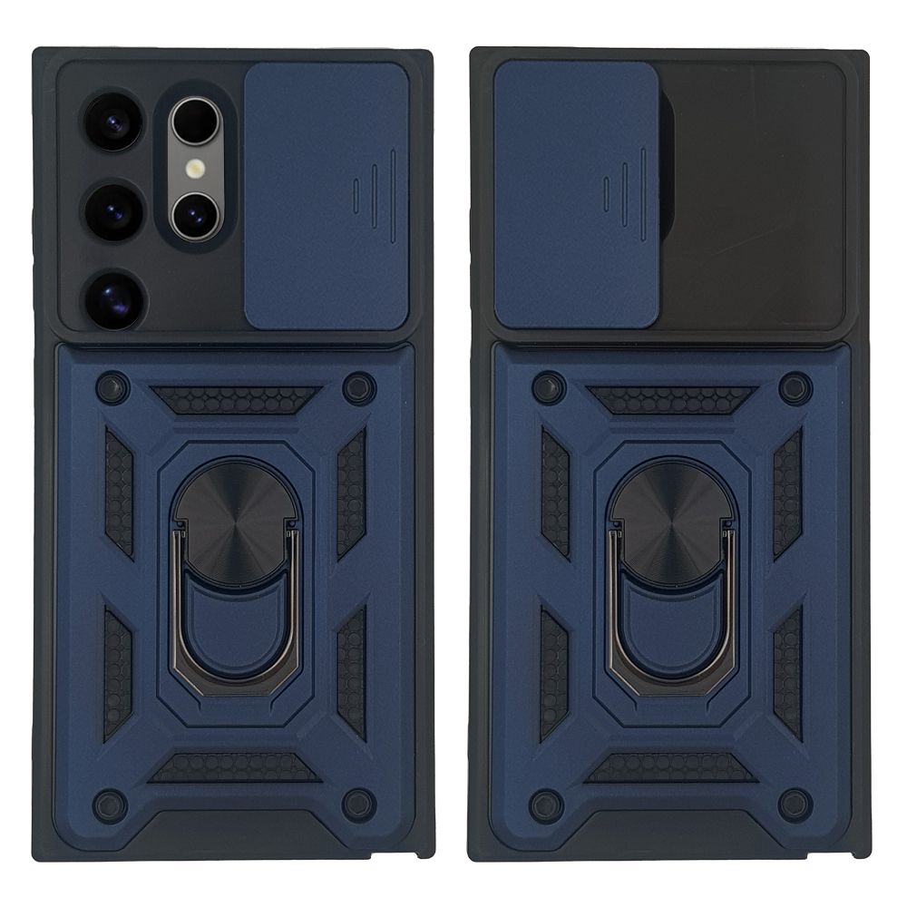Θήκη Ring Armor CamPro Sonique για Samsung Galaxy S24 Ultra Μπλέ