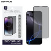 Privacy Glass Sonique Premium Series HD Full Cover 9H Apple iPhone 16 Pro / iPhone 17 Μαύρο