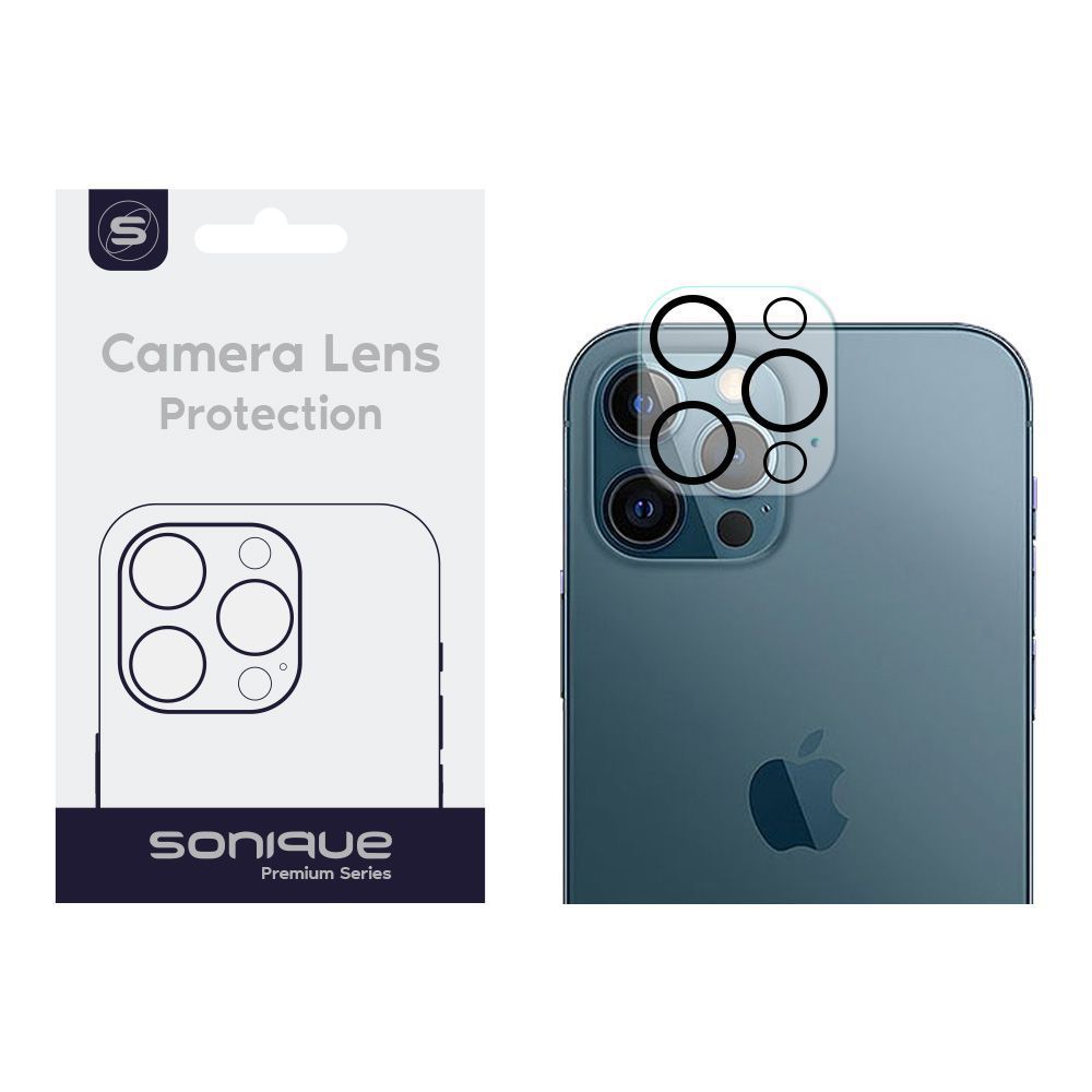 Camera Protection Sonique Lens Full Cover Apple iPhone 12 Pro Black