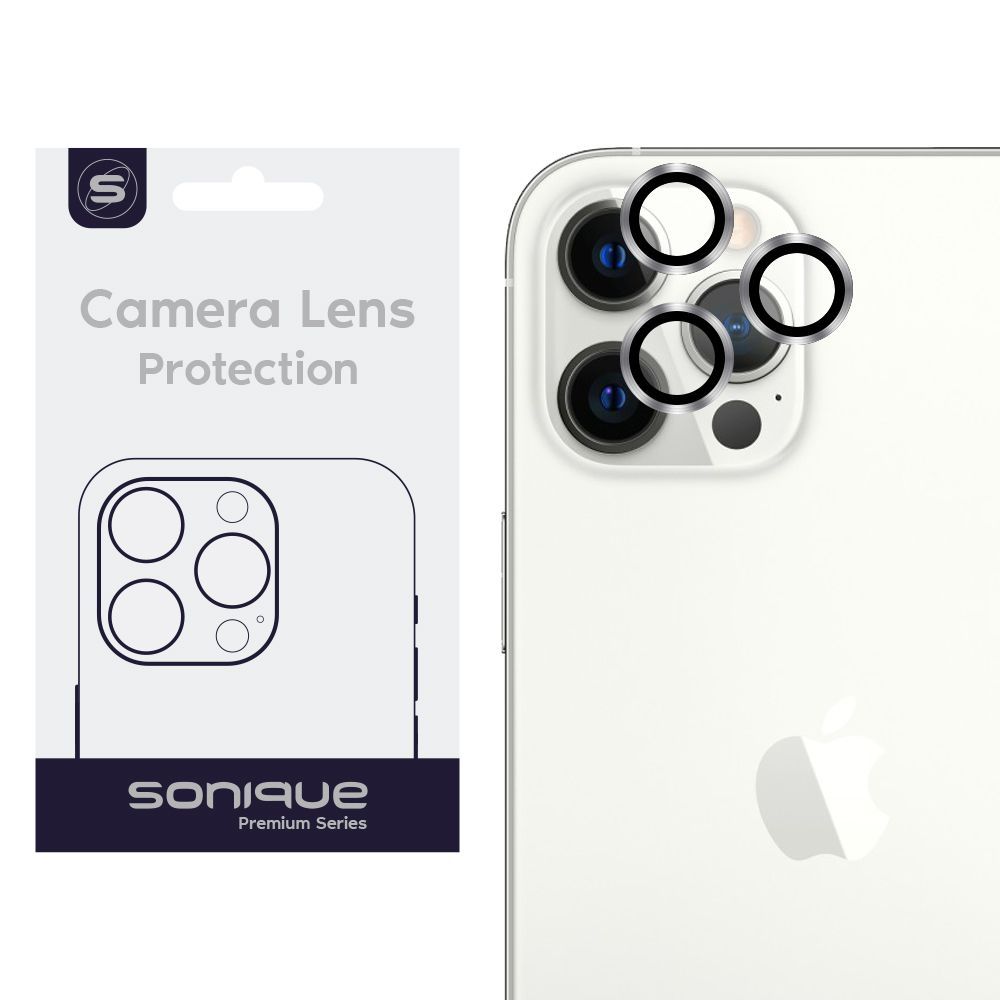 Camera Protection Sonique Lens Pro Apple iPhone 12 Pro Silver