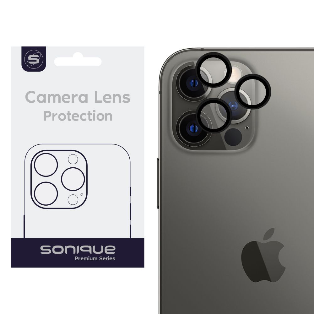 Camera Protection Sonique Lens Pro Apple iPhone 12 Pro Black