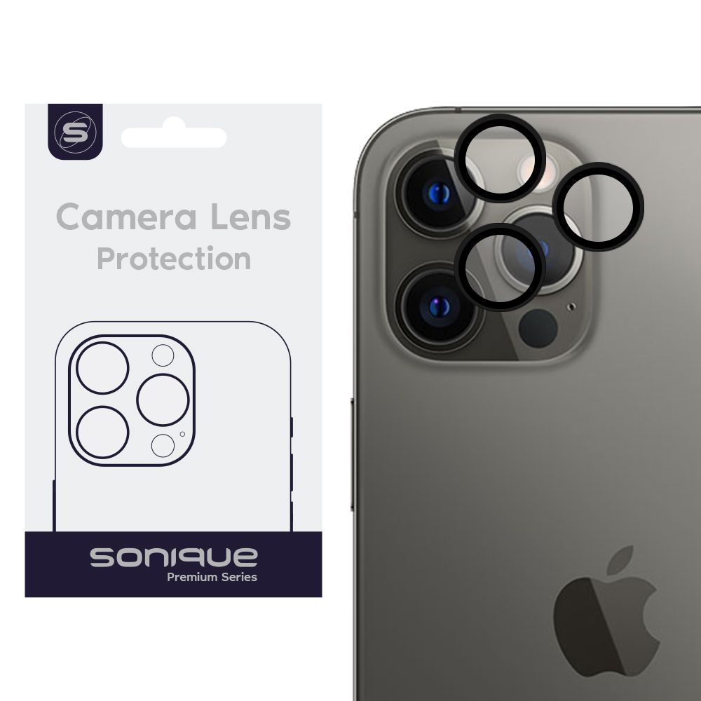 Camera Protection Sonique Lens Pro Apple iPhone 12 Pro Max Black