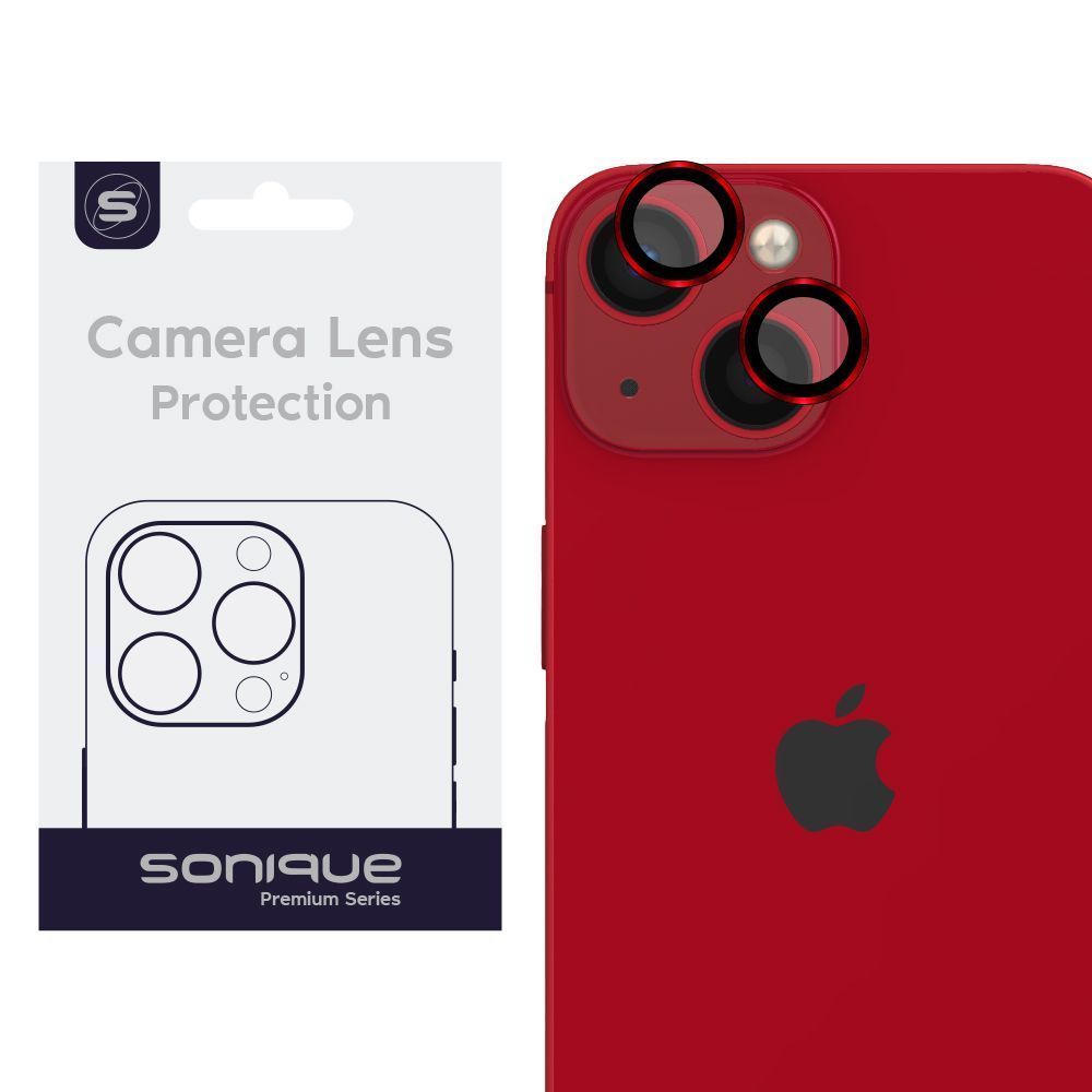 Camera Protection Sonique Lens Pro Apple iPhone 13 Mini / iPhone 13 Red