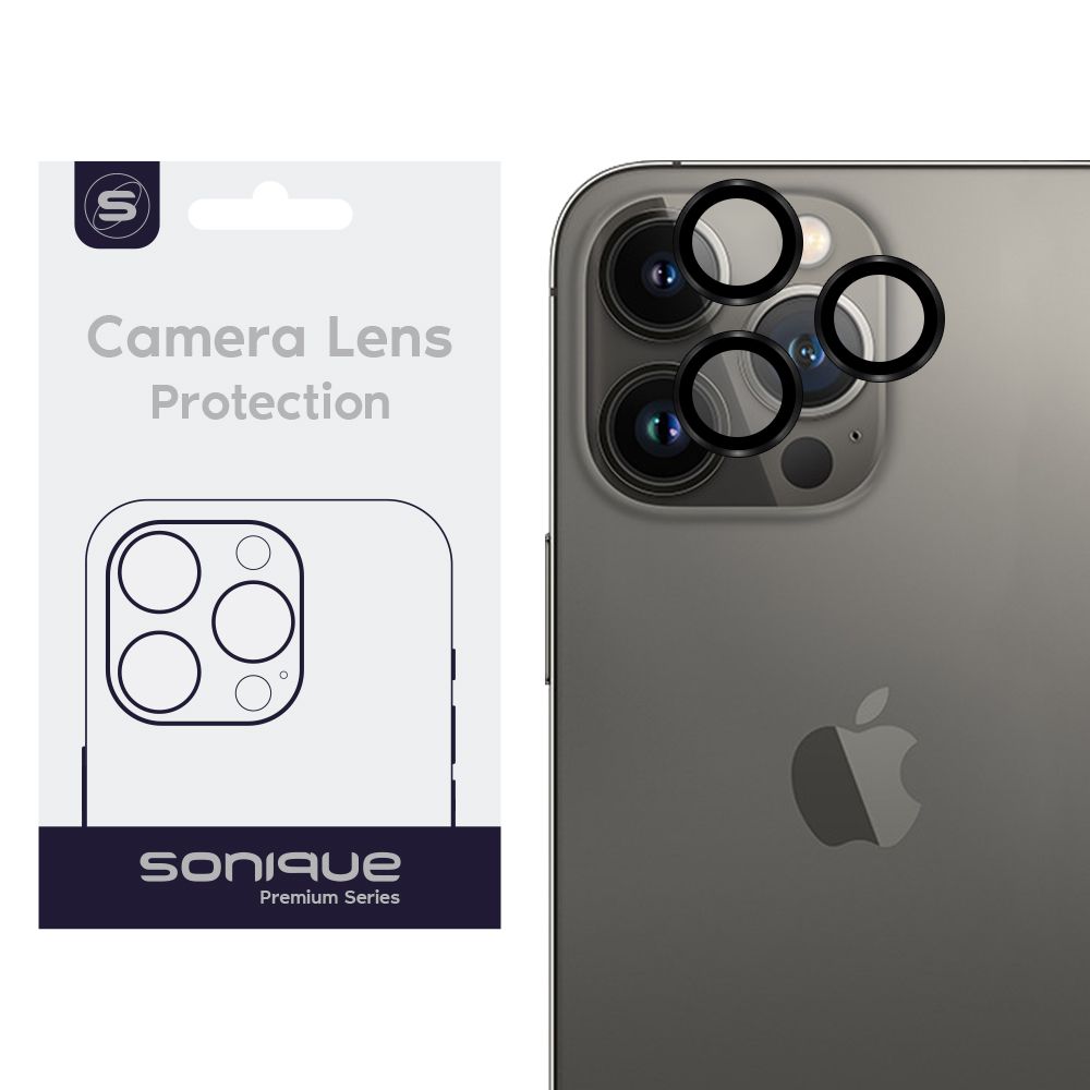 Camera Protection Sonique Lens Pro Apple iPhone 13 Pro / iPhone 13 Pro Max Black