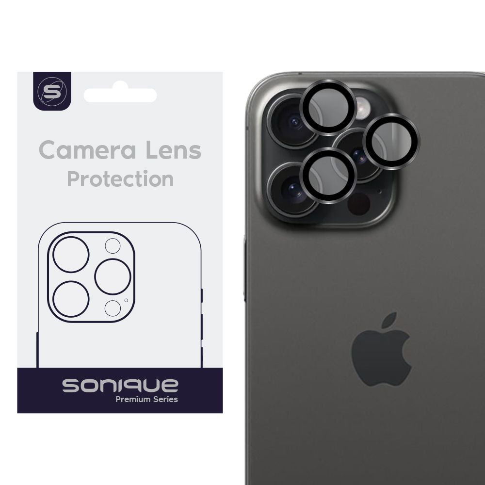 Camera Protection Sonique Lens Pro Apple iPhone 15 Pro / iPhone 15 Pro Max Natural Titanium