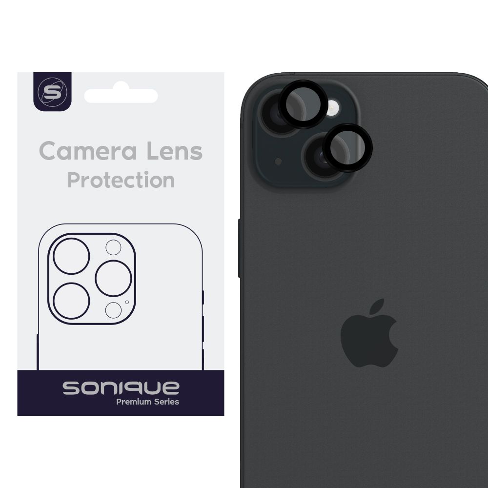 Camera Protection Sonique Lens Pro Apple iPhone 15 / iPhone 15 Plus Black