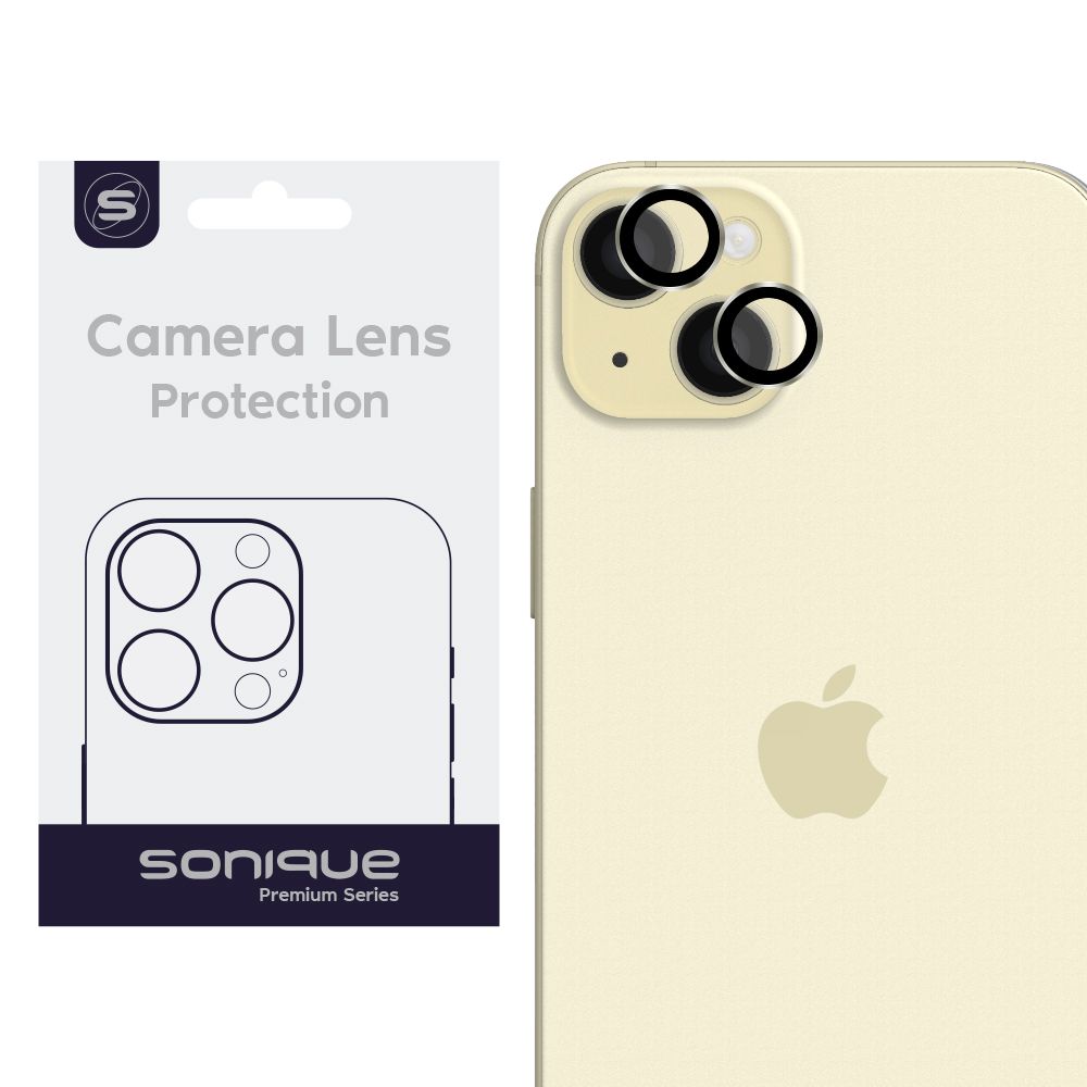 Camera Protection Sonique Lens Pro Apple iPhone 15 / iPhone 15 Plus Yellow