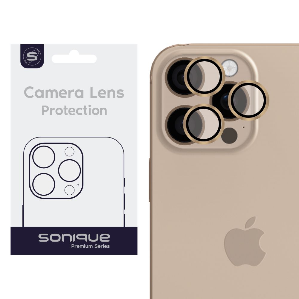 Camera Protection Sonique Lens Pro Apple iPhone 16 Pro / iPhone 16 Pro Max Desert Titanium