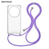 Θήκη Σιλικόνης με Κορδόνι Sonique Armor Clear Xiaomi Xiaomi 14 Ultra Λιλά