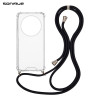 Θήκη Σιλικόνης με Κορδόνι Sonique Armor Clear Realme 12 Pro 5G / Realme 12 Pro Plus 5G Μαύρο