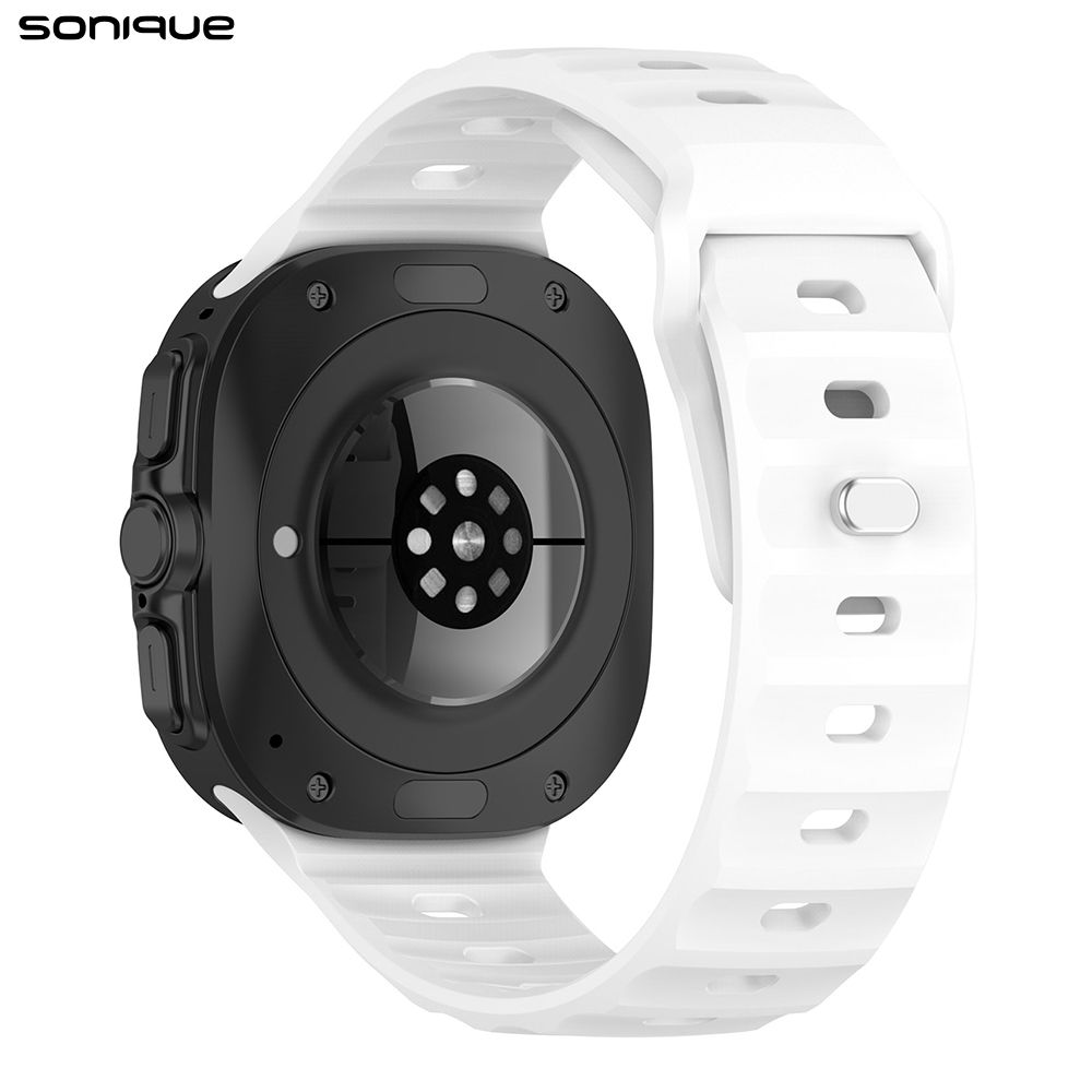 Λουράκι Σιλικόνης ColorWave Sonique για Samsung Galaxy Watch 7 Ultra (47mm) Λευκό