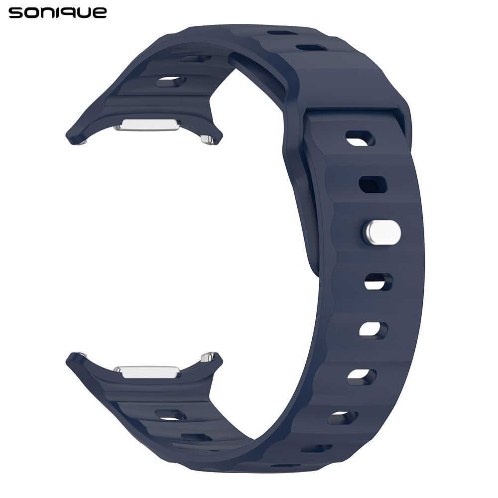 Λουράκι Σιλικόνης ColorWave Sonique για Samsung Galaxy Watch 7 Ultra (47mm) Μαύρο