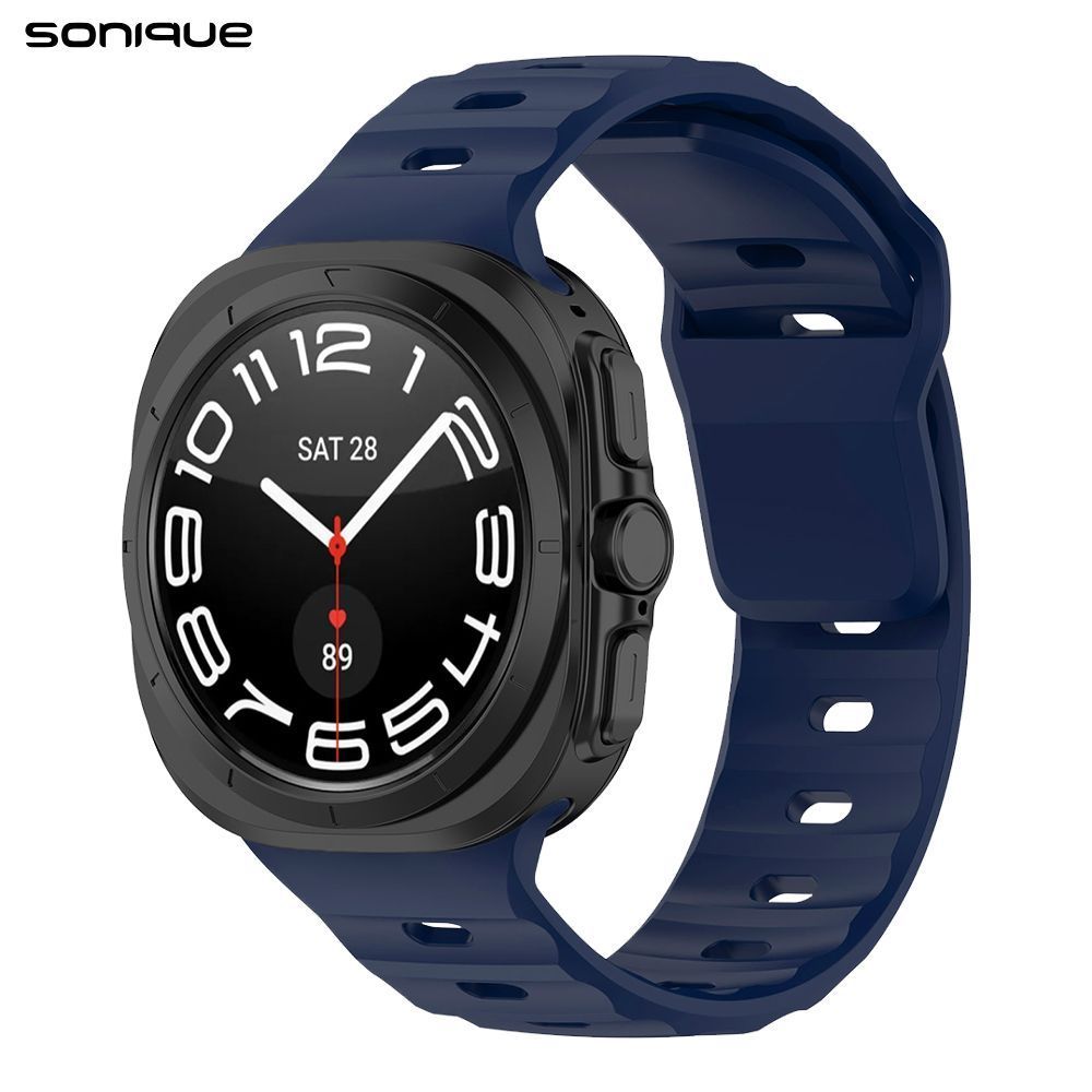 Λουράκι Σιλικόνης ColorWave Sonique για Samsung Galaxy Watch 7 Ultra (47mm) Μπλε Σκούρο