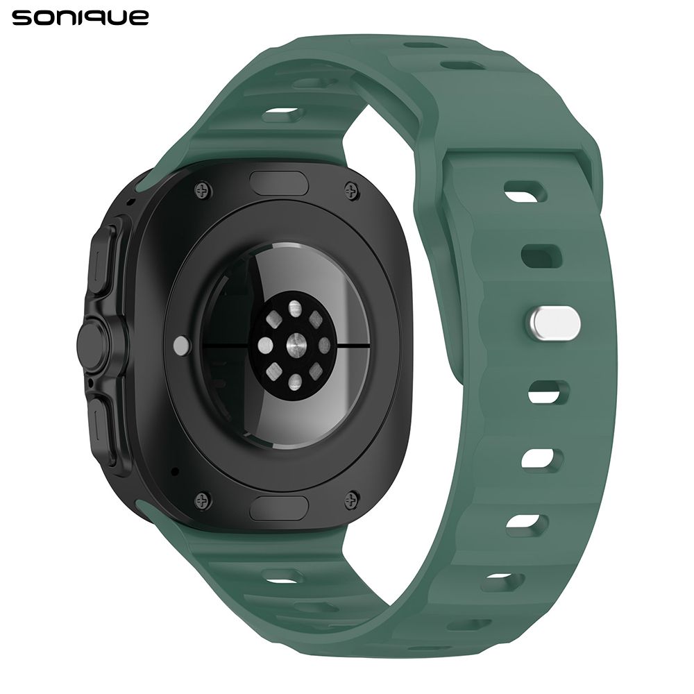 Λουράκι Σιλικόνης ColorWave Sonique για Samsung Galaxy Watch 7 Ultra (47mm) Πράσινο Σκούρο