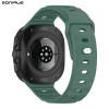 Λουράκι Σιλικόνης ColorWave Sonique για Samsung Galaxy Watch 7 Ultra (47mm) Πράσινο Σκούρο