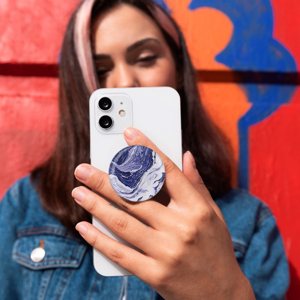 Pop Holder Sonique Marble Μωβ Σκούρο