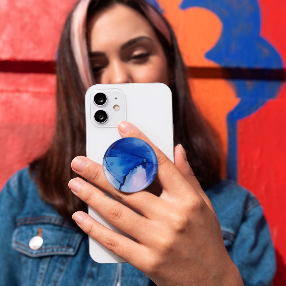 Pop Holder Sonique Marble Μπλέ