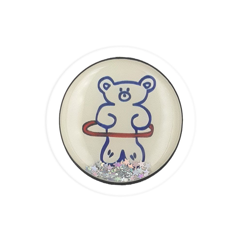 Pop Holder Sonique Liquid Cartoon Beige Bear
