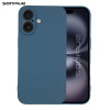 Θήκη Σιλικόνης My Colors Sonique Apple iPhone 16 Μπλε Σκούρο