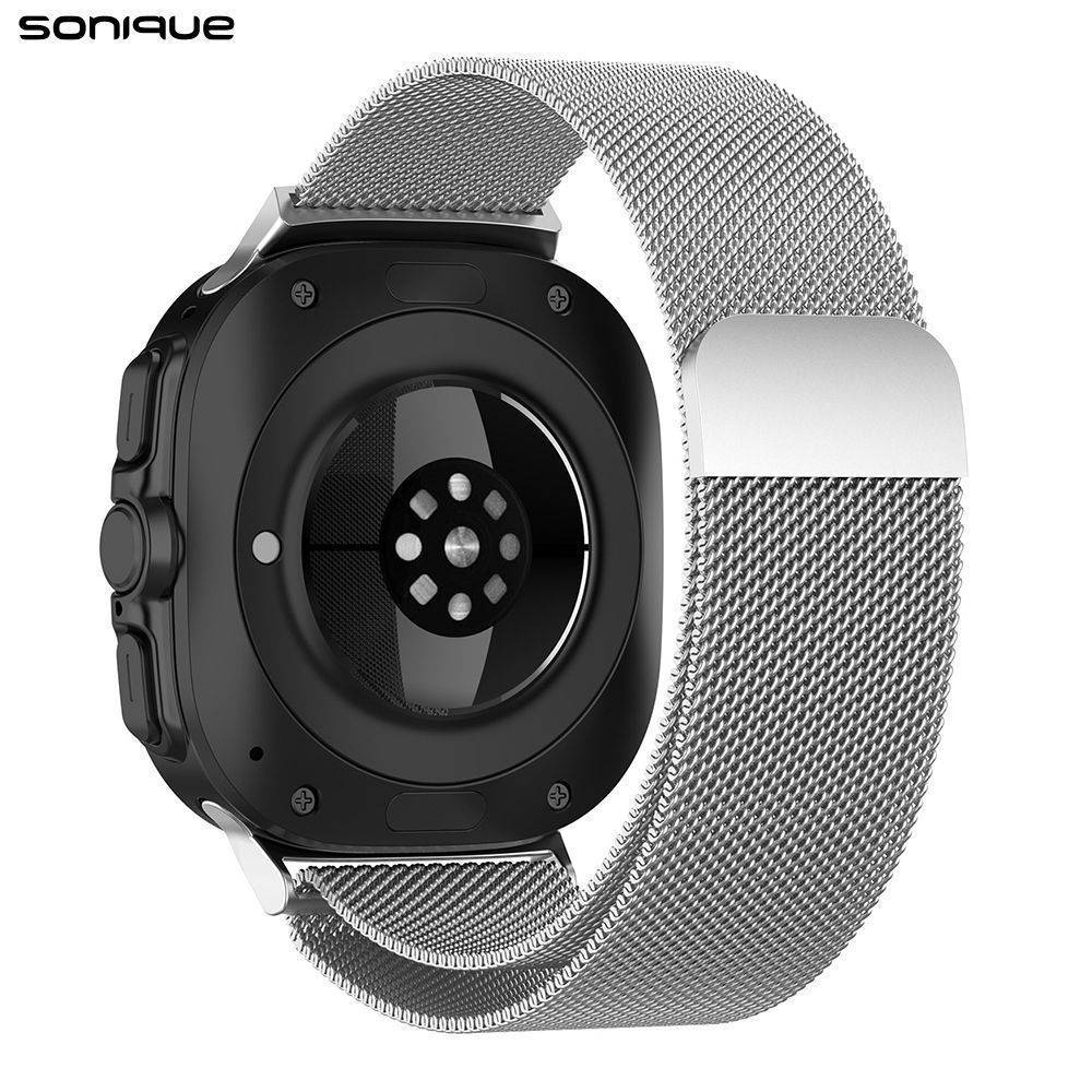 Λουράκι Stainless Steel Milanese Classic Sonique για Samsung Galaxy Watch 7 Ultra / Watch 8 Ultra (47mm) Ασημί