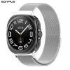 Λουράκι Stainless Steel Milanese Classic Sonique για Samsung Galaxy Watch 7 Ultra / Watch 8 Ultra (47mm) Ασημί