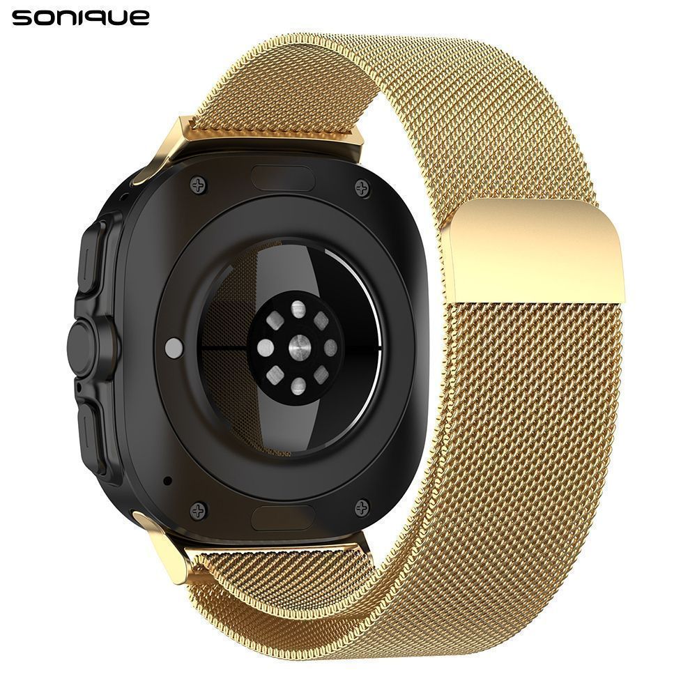 Λουράκι Stainless Steel Milanese Classic Sonique για Samsung Galaxy Watch 7 Ultra / Watch 8 Ultra (47mm) Χρυσό