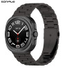Λουράκι Stainless Steel Bracelet Sonique Classic για Samsung Galaxy Watch 7 Ultra / Watch 8 Ultra (47mm) Μαύρο